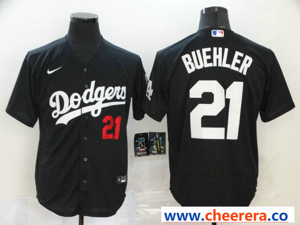 Walker Buehler Los Angeles Dodgers black jersey