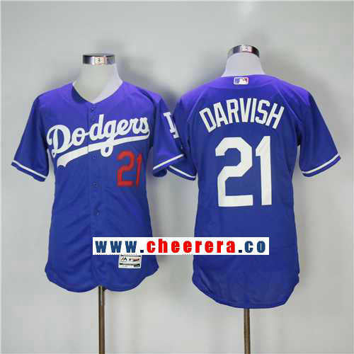 Yu Darvish Los Angeles Dodgers royal jersey