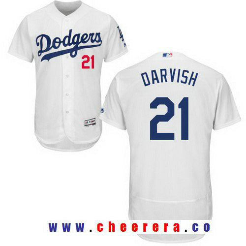 Yu Darvish Los Angeles Dodgers white Home jersey