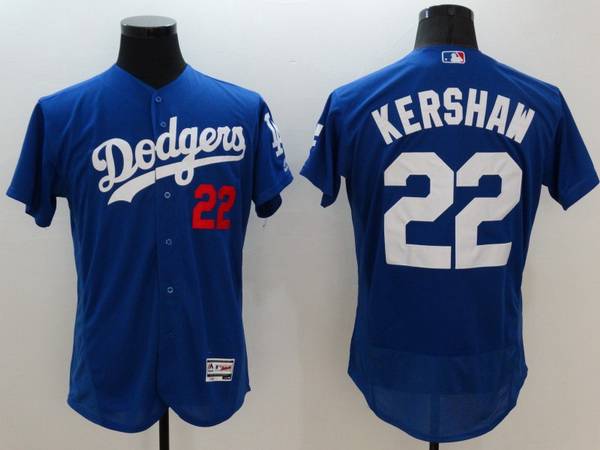 Clayton Kershaw Los Angeles Dodgers blue jersey