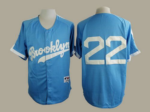 Clayton Kershaw Brooklyn Los Angeles Dodgers blue jersey