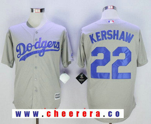Clayton Kershaw Los Angeles Dodgers gray Alternate jersey