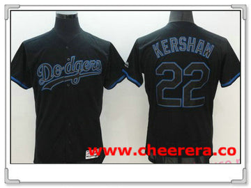 Clayton Kershaw Los Angeles Dodgers black Fashion jersey