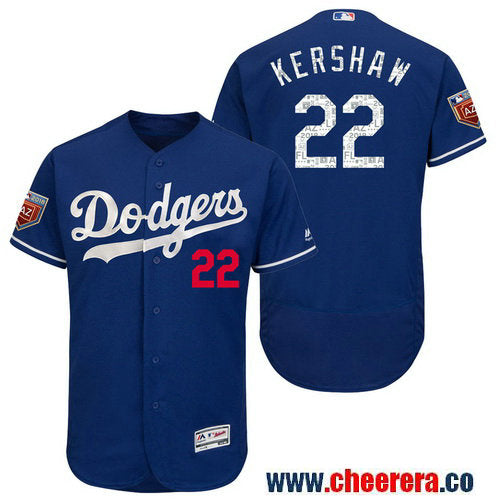 Clayton Kershaw Los Angeles Dodgers royal jersey