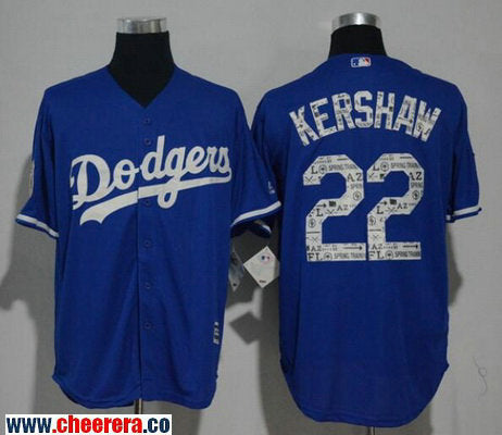 Clayton Kershaw Los Angeles Dodgers royal jersey