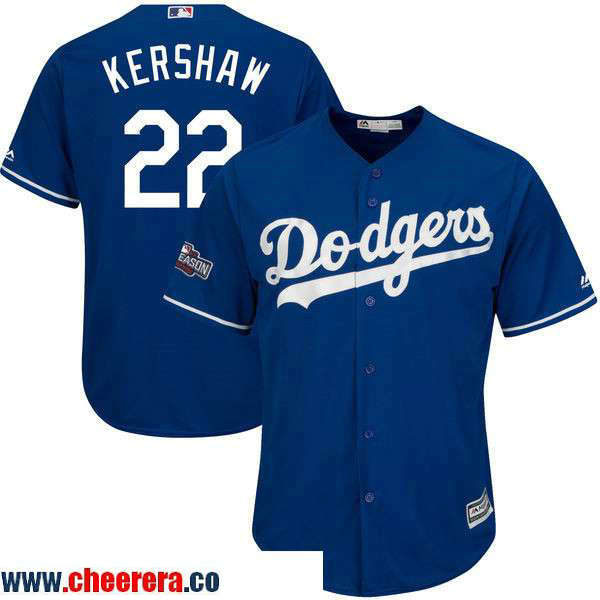 Clayton Kershaw Los Angeles Dodgers royal jersey