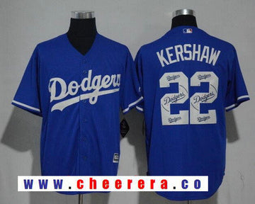 Clayton Kershaw Los Angeles Dodgers royal jersey