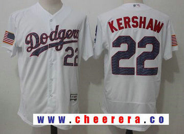 Clayton Kershaw Los Angeles Dodgers white jersey