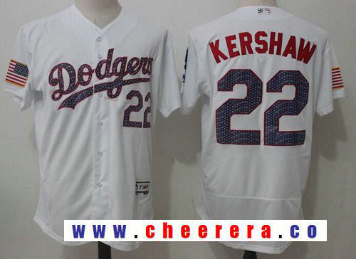 Clayton Kershaw Los Angeles Dodgers white jersey