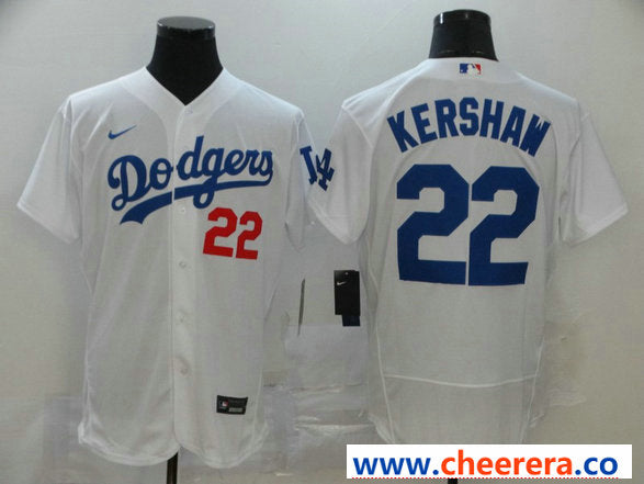 Clayton Kershaw Los Angeles Dodgers white jersey