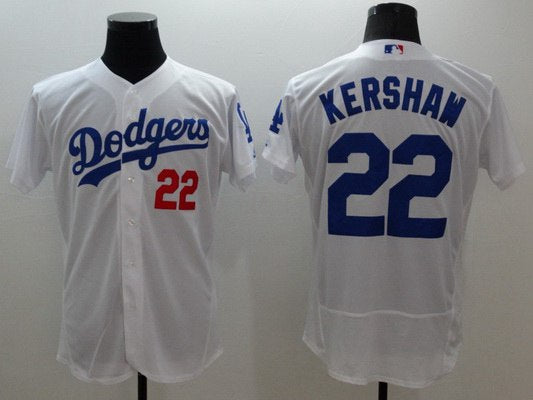 Clayton Kershaw Los Angeles Dodgers white jersey
