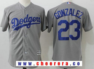 Adrian Gonzalez Los Angeles Dodgers gray Alternate jersey