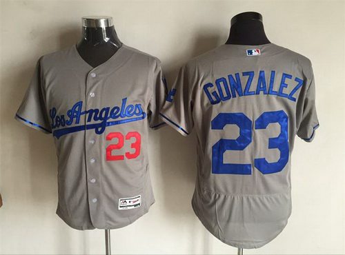 Adrian Gonzalez Los Angeles Dodgers gray Road jersey