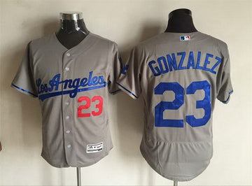 Adrian Gonzalez Los Angeles Dodgers gray Road jersey