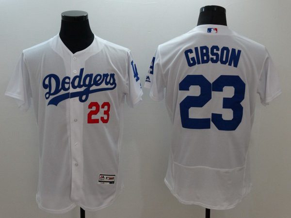 Kirk Gibson Los Angeles Dodgers white jersey
