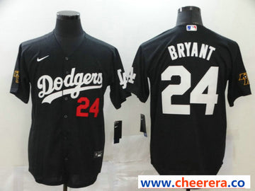 Kobe Bryant Los Angeles Dodgers black jersey