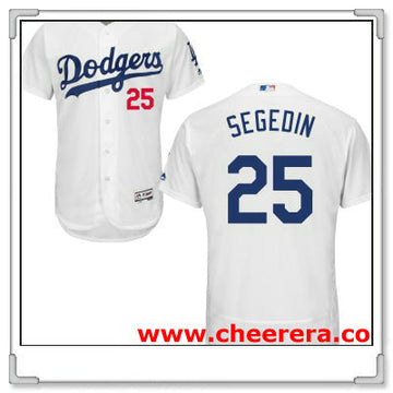 Rob Segedin Los Angeles Dodgers white Home jersey
