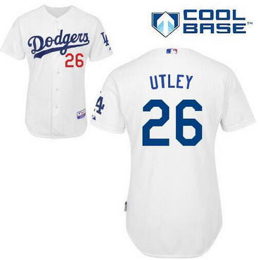 Chase Utley Los Angeles Dodgers white Home jersey