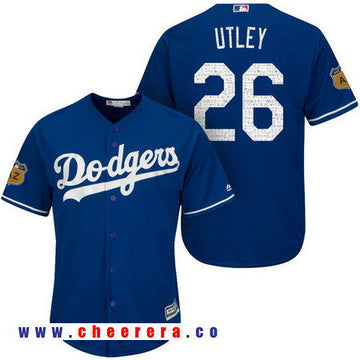 Chase Utley Los Angeles Dodgers royal jersey