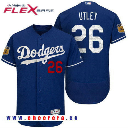 Chase Utley Los Angeles Dodgers royal jersey