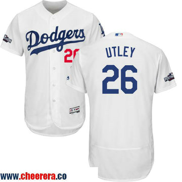 Chase Utley Los Angeles Dodgers white Home jersey
