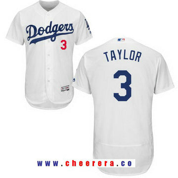 Chris Taylor Los Angeles Dodgers white Home jersey