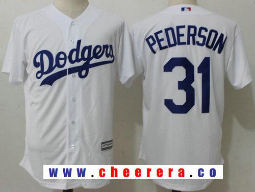 Joc Pederson Los Angeles Dodgers white Home jersey