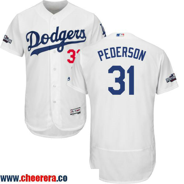 Joc Pederson Los Angeles Dodgers white Home jersey