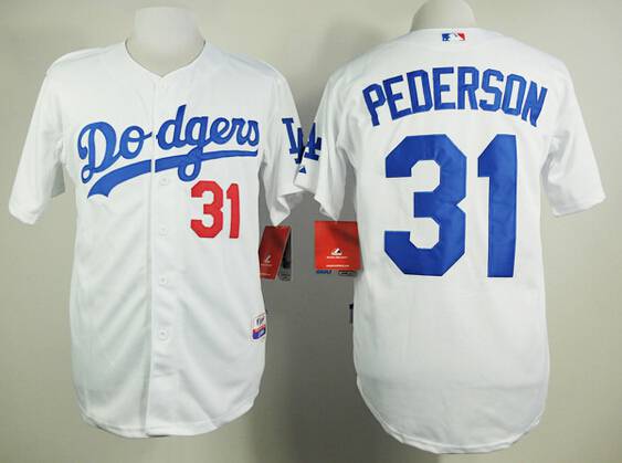 Joc Pederson Los Angeles Dodgers white jersey