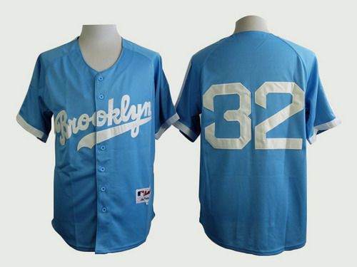 Sandy Koufax Brooklyn Los Angeles Dodgers blue jersey