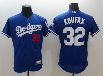 Sandy Koufax Los Angeles Dodgers blue jersey