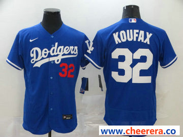 Sandy Koufax Los Angeles Dodgers royal jersey