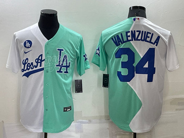 Fernando Valenzuela Los Angeles Dodgers white All-Star jersey