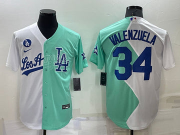Fernando Valenzuela Los Angeles Dodgers white All-Star jersey