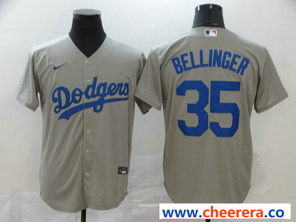 Cody Bellinger Los Angeles Dodgers gray jersey