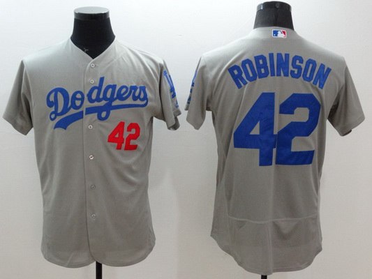 Jackie Robinson Los Angeles Dodgers gray Alternate jersey