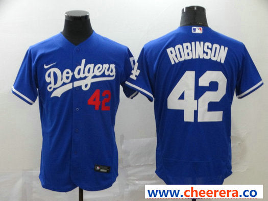 Jackie Robinson Los Angeles Dodgers royal jersey