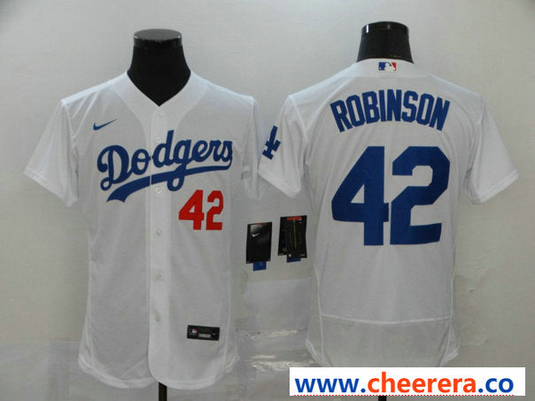 Jackie Robinson Los Angeles Dodgers white jersey