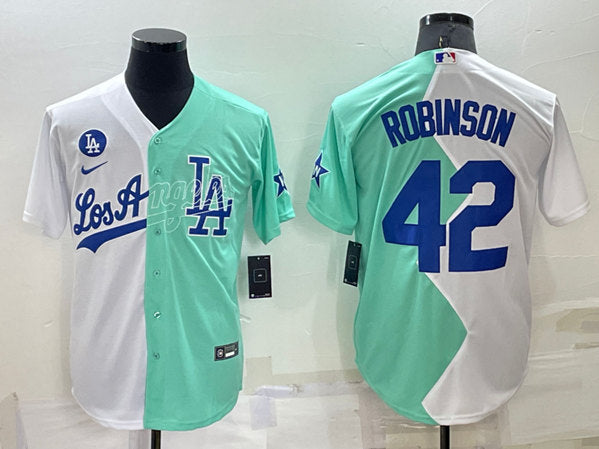 Jackie Robinson Los Angeles Dodgers white All-Star jersey