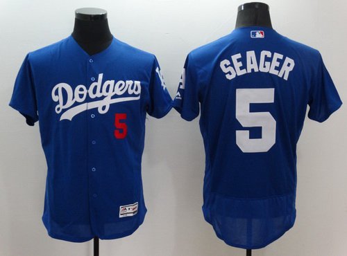 Corey Seager Los Angeles Dodgers blue jersey
