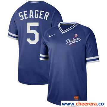 Corey Seager Los Angeles Dodgers blue Legend jersey