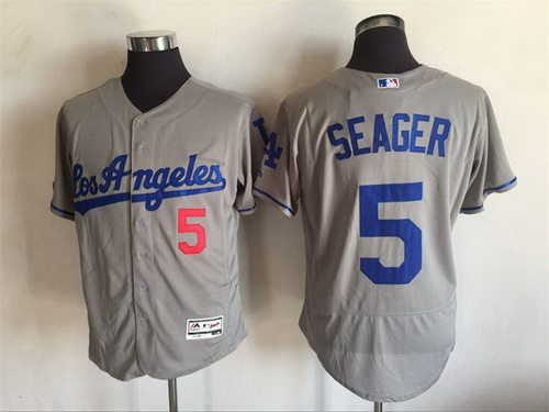 Corey Seager Los Angeles Dodgers gray Road jersey