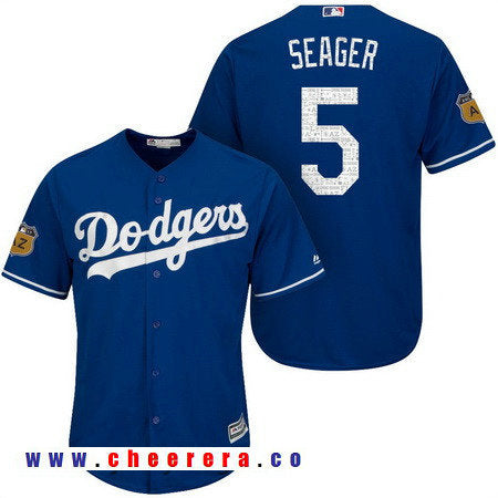 Corey Seager Los Angeles Dodgers royal jersey