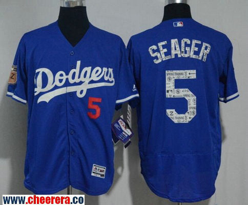 Corey Seager Los Angeles Dodgers royal jersey
