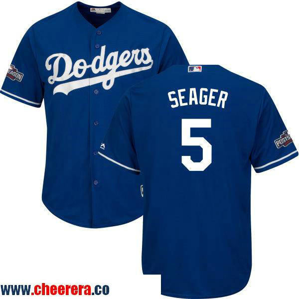 Corey Seager Los Angeles Dodgers royal jersey