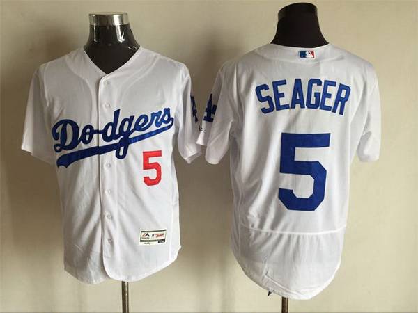Corey Seager Los Angeles Dodgers white jersey