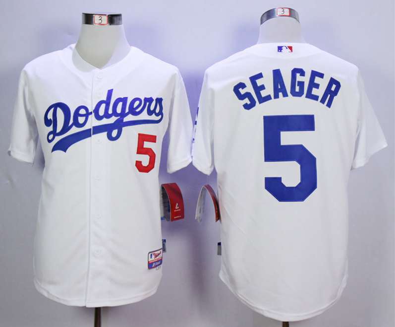 Corey Seager Los Angeles Dodgers white jersey