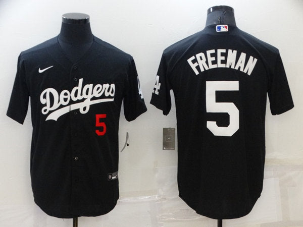 Freddie Freeman Los Angeles Dodgers black jersey