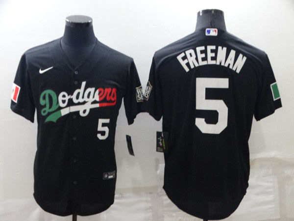 Freddie Freeman Los Angeles Dodgers black jersey
