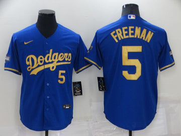 Freddie Freeman Los Angeles Dodgers royal jersey